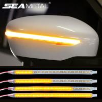 ราคา SEAMETAL 2Pcs ไฟเลี้ยวกระจกมองหลัง LED ไฟเลี้ยวลำแสง ไฟเลี้ยวกระจกมองหลังสากล 12V (23333045621)