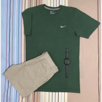 ราคา เสื้อยืด nike สีเขียวมือสอง ของแท้ (9491413835)