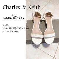 ราคา Charles & Keith รองเท้ามือสองแท้ สีขาว (3883797223)