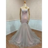 ราคา ชุดราตรี : ชุดโครงแขนกุดซีทรู สีชมพู งานซิปหลัง มือสอง (21934561198)