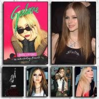 ราคา Star นักร้อง Avril Lavigne โปสเตอร์ไม่มีกรอบโปสเตอร์ Kraft Club Bar กระดาษ Vintage โปสเตอร์ Wall Art สี (25184317721)