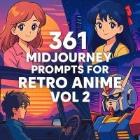 ราคา 361 Prompts สำหรับสร้างภาพแนว Retro Anime เวอร์ชันที่ 2 ซึ่งถูกออกแบบมาให้ เหมาะกับงานศิลปะที่มีกลิ่นอายยุค 80s–90s (44000052794)