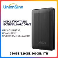 ราคา Unionsine HDD 2.5 "ฮาร์ดไดรฟ์ภายนอกแบบพกพา 1TB 500GB 320GB 250GB USB3.0 Storage สําหรับ PC Mac Desktop MacBook TV (27527551002)