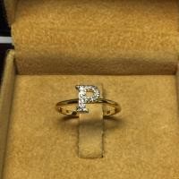 ราคา แหวนทองแท้ตัวอักษรPสวยๆราคาโรงงาน (4436430765)