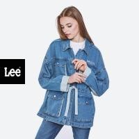 ราคา LEE แท้ 100% เสื้อแจ๊คเก็ต ผู้หญิง รุ่น LE L1028X01 สียีนส์ LEE X LINE 1990.- (19357449819)