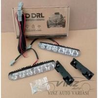 ราคา Fortuner รุ่น 2x6 Point White DRL ไฟ LED / ไฟ LED DRL 6 จุด (42605298320)
