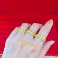 ราคา แหวนทองครึ่งสลึง Yonghenggold แหวนเลสล้อมโปร่ง ทองคำแท้96.5% (27417462324)