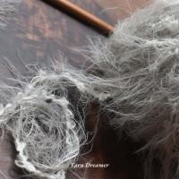 ราคา ไหมพรมฟู ถักไหมพรม สีเทา ไหมพรมแฟนซี ไหมพรมถัก ถัก ไหมถัก ถักนิตติ้ง เส้นด้ายถัก chunky yarn ด้ายไหมพรม (29210726008)