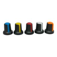ราคา ลูกบิดโวลุ่ม ฝาครอบโวลุ่ม Knob ขนาด15x17mm 1ชิ้น มีให้เลือก 5 สี (17320666591)