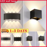 ราคา โคมไฟติดผนัง กันน้ำ LED ไฟติดผนัง ติดผนัง ห้องนั่งเล่นภายใน นอกบ้าน ไฟตกแต่ง (18528197791)