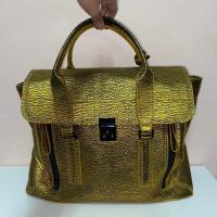 ราคา กระเป๋ามือสอง ของแท้ 3.1 Phillip Lim Pashli Satchel Gold/Black วินเทจ สภาพดี (26529296520)