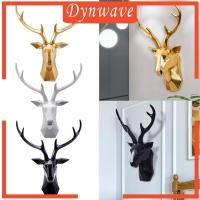 ราคา [Dynwave ] 3 หัวประติมากรรมติดผนังหัวกวางเรซิ ่ นรูปปั ้ นผนังตุ ๊ กตาห ้ องนอน Elk (28751282359)
