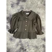 ราคา เสื้อคอบัวมี 2 สี สีดำกับสีชมพู (21195783083)