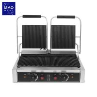 ราคา เครื่องทำพานินี่ panini กริลแซนด์วิช เครื่องอบอาหารเช้าไฟฟ้า ปรับอุณหภูมิได้ (12782784427)