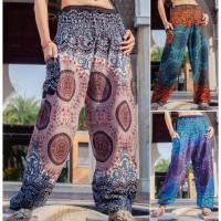 ราคา กางเกงขายาว เอวสม็อค ขาจั้ม ฟรีใซส์ ช/ญ (8900348475)