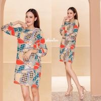 ราคา Versace Mini Dress ทรงใส่แล้วผอมสวย (8071093001)