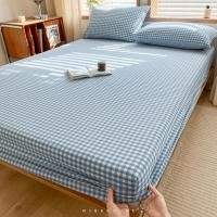 ราคา Set-ผ้าปูที่นอนMUJI-STYL ขนาด 3.5ฟุต/5ฟุต/6ฟุต สูง14นิ้ว Cotton100% (24791324882)