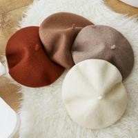 ราคา 雷帽 topi budak perempuan Beret สาวฤดูใบไม้ผลิและฤดูใบไม้ร่วง Joker เกาหลีขนสัตว์ศิลปะญี่ปุ่น retro จิตรกรหมวกสีทึบหมวกดอกตูม (26838213241)