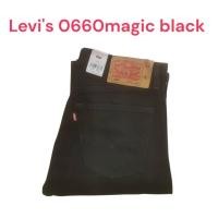 ราคา กางเกงยีนส์ Levi's 501 รหัสผ้า 0660 Super Black ผ้า COTTON ยีนส์100% ของแท้ ยีนส์กระดุม ขากระบอก นำเข้าจาก USA (20826512965)
