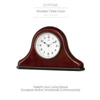 ราคา DIPOA Wooden Table Clock (SA102DB) นาฬิกาปลุกไม้ ตั้งโต๊ะ วินเทจ (23143516188)