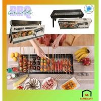 ราคา AT.Homemart เตาย่างบาร์บิคิว เตาย่างใช้ถ่าน เตาย่างพกพา เตาย่างปิคนิค BBQ Portable Grill รหัส(7099) (3958415786)