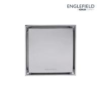 ราคา ENGLEFIELD Brass floor drain for tile - square 4" ตะแกรงกันกลิ่นทองเหลืองแบบเหลี่ยม K-32267X-CP (19574230428)