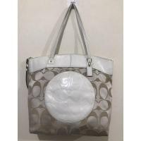 ราคา กระเป๋า coachแท้ช้อปปิ้ง F18335 ขนาด 15.5 นิ้ว มือ2 (9323943553)