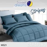 ราคา SWEET DREAMS Stripe ชุดผ้าปูที่นอน สวีทดรีมส์ ลายริ้ว MS21 (21579418811)