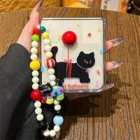 ราคา น่ารักเกาหลีลูกแมวริบบิ้นบอลลูนโปร่งใสกรณีโทรศัพท์กับแมวสร้อยข้อมือโซ่สําหรับ เสี่ยวหมี่ ผสม พลิกผสม2ฮาร์ดป้องกันปกหลัง (29638688514)