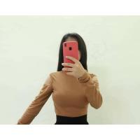 ราคา เสื้อแขนยาวรัดรูปโชว์ไหล่ (19634585133)