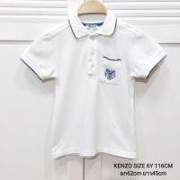 ราคา เสื้อเด็ก KENZO แท้100% สีขาว ปักลายเสือสวยมากๆค่ะ ไซส์ 6Y 116cm (29830080336)