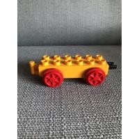 ราคา Lego duplo แท้มือสอง ฐานล้อรถไฟรถจักรไอน้ำ ล้อคู่หน้าหลัง*ขายเฉพาะฐานล้อ* (5955524562)