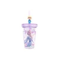 ราคา Disney Frozen Elsa 3D Sequin Floating Cup พร้อมหลอด (320ml) (19589121924)