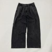 ราคา Baggy Culotes Black wash GU Jeans (27923061645)