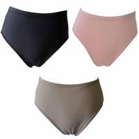 ราคา Anda Zcret กางเกงชั้นในผ้าไลครา แพ็ค 3 ชิ้น(สีดำ/เนื้อ/ควันบุหรี่) (347130818)