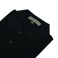 ราคา Hazard เสื้อยืดโปโลแขนสั้นสีพื้น(มีกระเป๋าที่หน้าอก) ผ้า Cotton(คอตตอน) สีดำ (23587263892)
