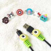 ราคา ตัวล๊อคสายชาร์จ (หัว+ท้าย) ลายการ์ตูน (413721493)