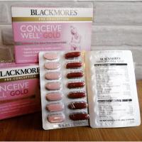 ราคา ส่งฟรี(แบ่งขายครึ่งเดือน 28 เม็ด) Blackmores Conceive Well Gold CoQ10+Folic วิตามินเตรียมตัวก่อนตั้งครรภ์ (1706804960)