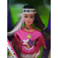 ราคา **เสื้อเลอะ** Barbie Native American Third Edition - Dolls of The World Collection **กล่องไม่สวย** 12699 #22# (5305902576)