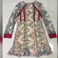 ราคา งานป้าย Fashion เดรสสั้นปักปะการังทั้งตัว ไซต์ M (3339665472)