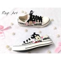 ราคา รองเท้าผ้าใบ สุดน่ารัก เพ้นท์ลายไม่เหมือนใคร สาวกมิกกี้เมาส์ห้ามพลาด✅ (9971797257)