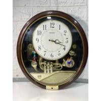 ราคา [นาฬิกามือสองญี่ปุ่น] #W14 นาฬิกาแขวน SEIKO made in Japan จอกระจก บอดี้พลาสติก นาฬิกา clock (27000643240)