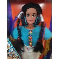 ราคา **กล่องไม่สวย** Special Edition Barbie 1993 Dolls of the World 12 Collection Second Edition Native American 11609 #21# (6305901362)