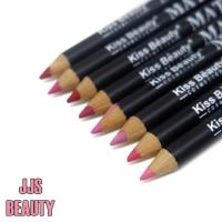 ราคา {12แท่ง} KISS BEAUTY Matte Color Lip Liner ดินสอเขียนขอบปาก รุ่นกบเหลา ให้ริมฝีปากเด่นชัด no.2562B (42001192042)