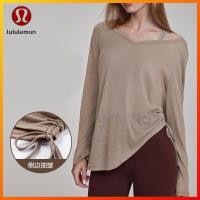 ราคา Lululemon เสื้อเชิ้ตแขนยาวสำหรับโยคะและผ่อนคลาย 124116 (44105822546)