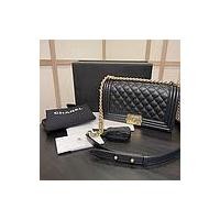 ราคา [CO230208631] Chanel / Boy Caviar GHW Microchip (22424519143)