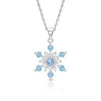 ราคา Jewellista จี้พร้อมสร้อยคอ Bluebell เงินแท้ 925 ประดับพลอย Nano Blue Topaz (24339989138)