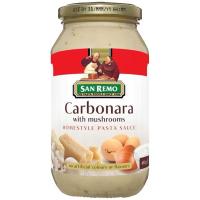 ราคา Sanremo cabonara pasta sauce 480g. คาโบนาร่าซอสสำหรับพาสต้า นำเข้า (23586198131)