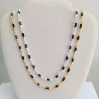 ราคา สร้อยคอนิลแท้จากเมืองกาญจน์เจียระไนเป็นแท่งก้านไม้ขีด งานแฮนดเมด ชุบทองและชุบเงิน (27021766045)