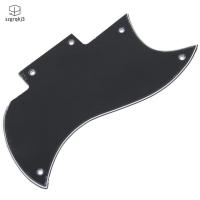 ราคา [szgrqkj3] แผ่นรอยขีดข่วน Pickguard สีดําสําหรับชิ้นส่วนกีตาร์ไฟฟ้า SG (41703269213)